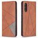Чехол UniCase Geometric Pattern для Samsung Galaxy S21 FE (G990) - Coffee (230622C). Фото 2 из 11