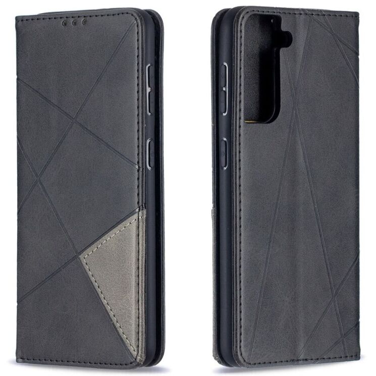 Чехол UniCase Geometric Pattern для Samsung Galaxy S21 (G991) - Black: фото 4 из 9
