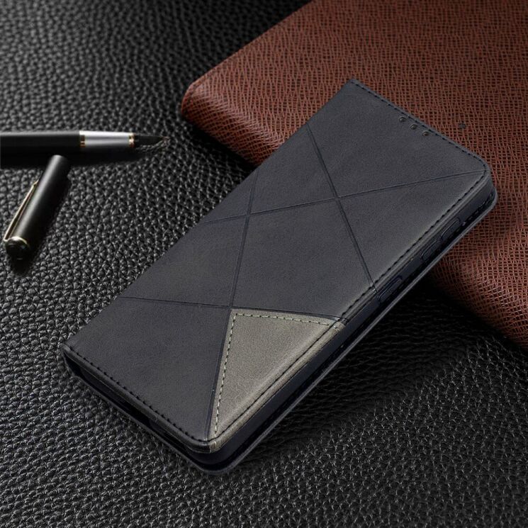 Чехол UniCase Geometric Pattern для Samsung Galaxy S21 (G991) - Black: фото 5 из 9