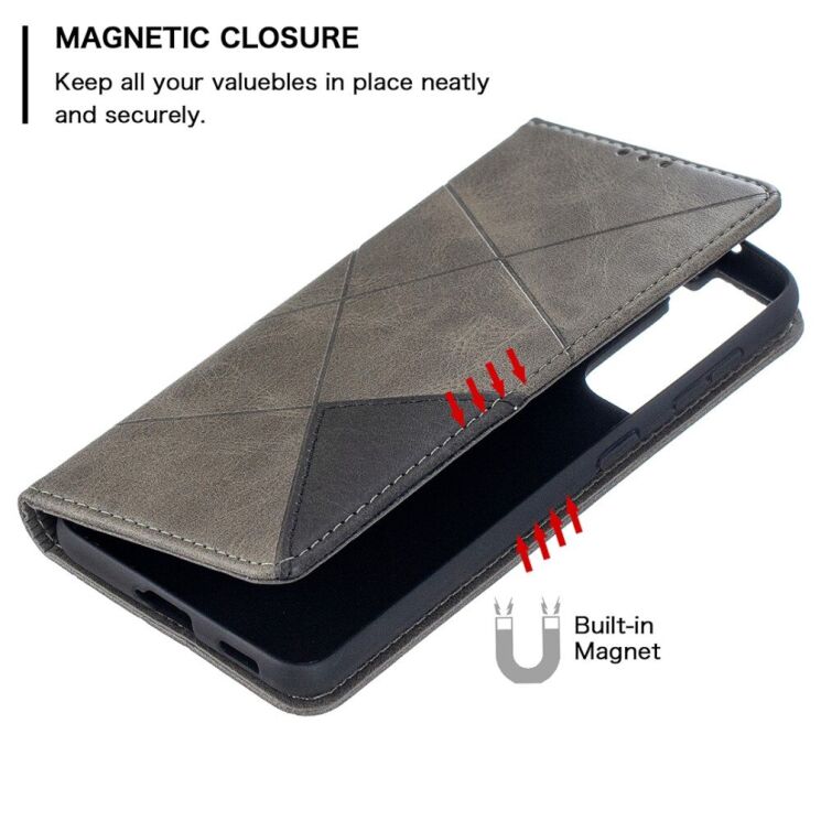 Чехол UniCase Geometric Pattern для Samsung Galaxy S21 (G991) - Black: фото 8 из 9