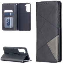 Чехол UniCase Geometric Pattern для Samsung Galaxy S21 (G991) - Black: фото 1 из 9