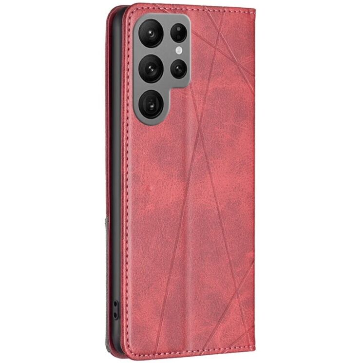 Чехол UniCase Geometric Pattern для Samsung Galaxy S25 Ultra (S938) - Red: фото 3 из 6