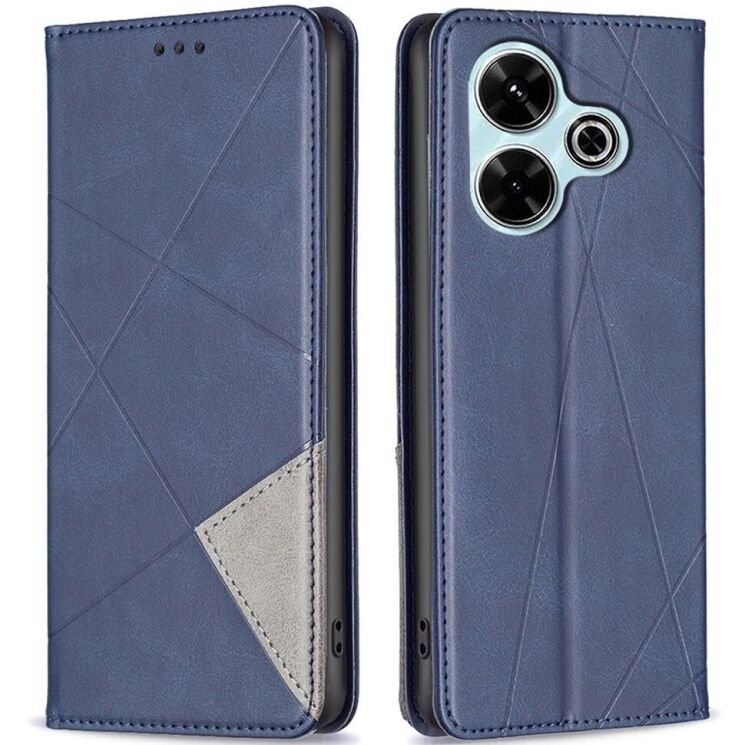 Чехол UniCase Geometric Pattern для Xiaomi Redmi 13 - Blue: фото 1 из 7