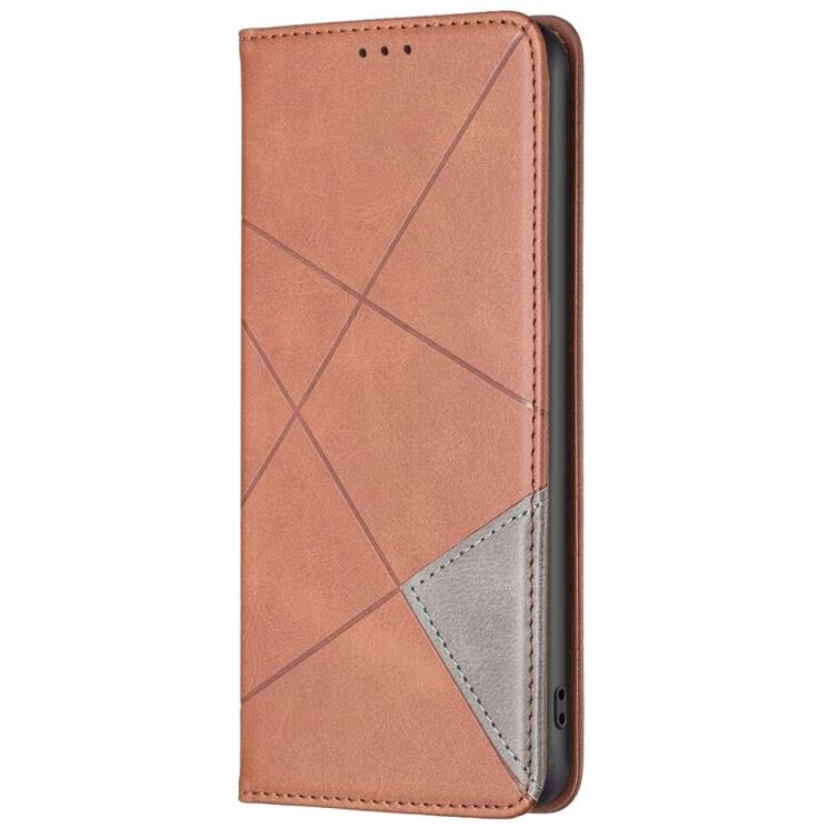 Чехол UniCase Geometric Pattern для Xiaomi Redmi Note 13 Pro 4G - Brown: фото 2 из 7