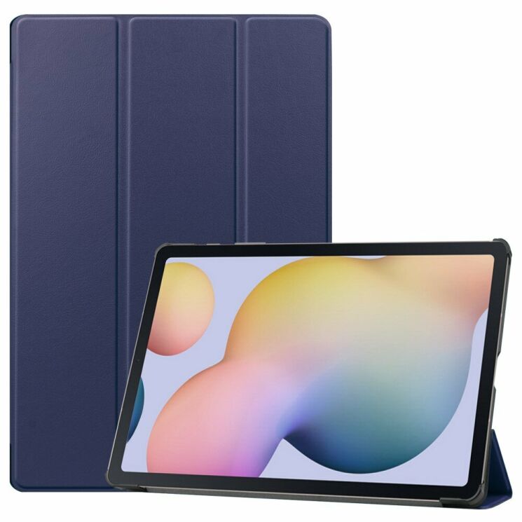 Чехол UniCase Slim для Samsung Galaxy Tab S7 Plus (T970/975) / S8 Plus (T800/806) - Navy Blue: фото 1 из 9