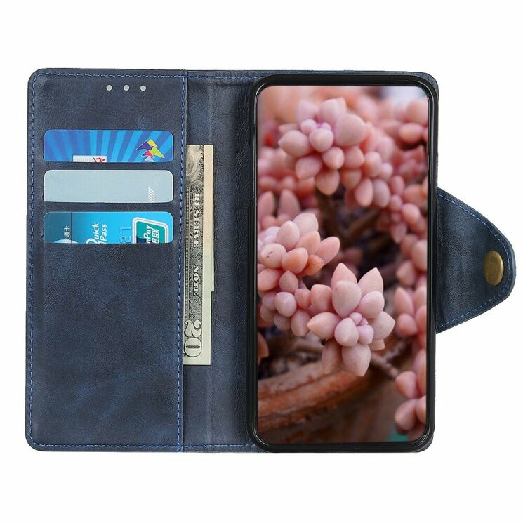 Чехол UniCase Vintage Wallet для Huawei Honor 9X Lite - Blue: фото 6 из 13