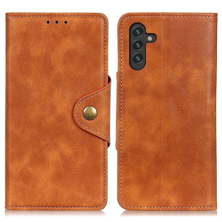 Чехол UniCase Vintage Wallet для Samsung Galaxy A13 5G (A136) / A04s (A047) - Brown: фото 2 из 11