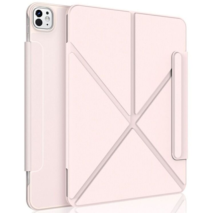 Чехол XUNDD Multi-Angle Stand для Apple iPad Pro 11 (2024) - Pink: фото 1 из 8