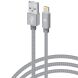 Дата-кабель Intaleo CBGNYL1 Lightning (1m) - Gray (895366H). Фото 1 з 4