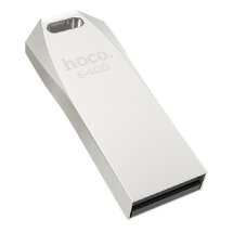 Флеш-накопичувач Hoco UD4 64GB USB 2.0 - Silver: фото 1 з 5