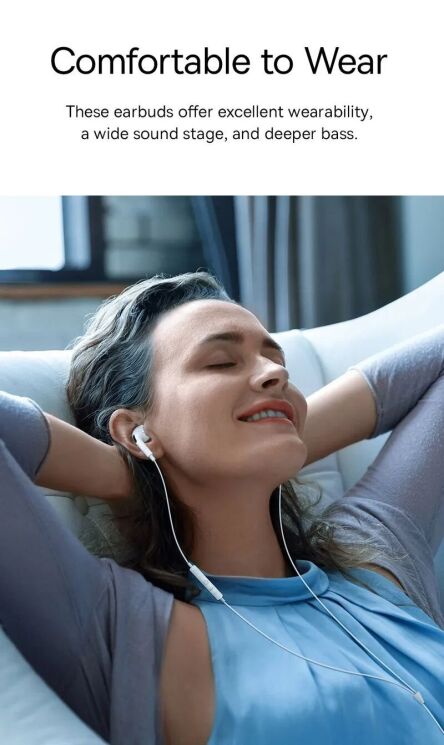 Гарнитура Baseus Encok CZ18 Type-C (A00170100113-Z1) - Black: фото 9 из 12