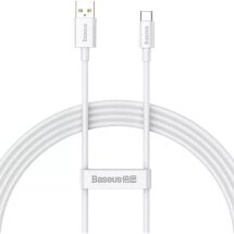 Кабель Baseus Superior Series USB to Type-C (100W, 1.5m) P10320102214-02 - White: фото 1 из 17