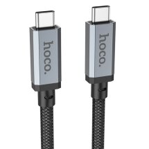 Кабель Hoco US05 Type-C to Type-C (100W, 1m) - Black: фото 1 з 8