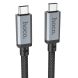 Кабель Hoco US05 Type-C to Type-C (100W, 1m) - Black (896254B). Фото 1 з 8