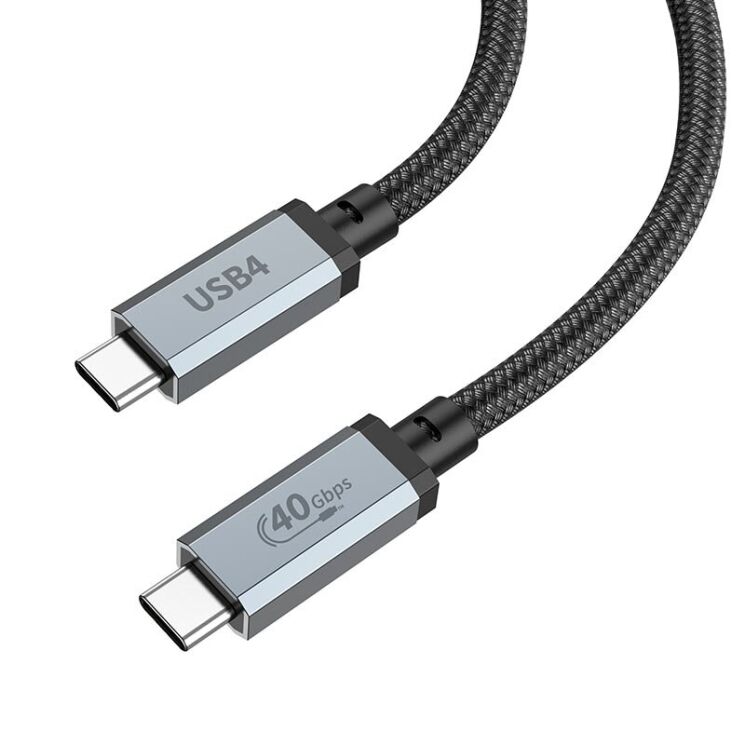 Кабель Hoco US05 Type-C to Type-C (100W, 1m) - Black: фото 2 з 8