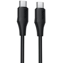 Кабель Hoco X124 Type-C to Type-C (60W, 3A, 1m) - Black: фото 1 з 6