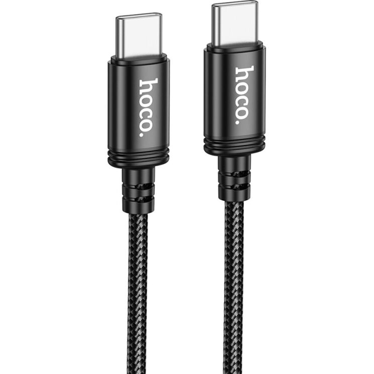 Кабель Hoco X91 Radiance Type-C to Type-C (60W, 3m) - Black (896145B) Кабель Hoco X91 Radiance Type-C to Type-C (60W, 3m) - Black: фото 1 из 8