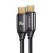 Кабель USAMS US-SJ580 Type-C to Type-C (240W, 1.2m) - Black (896376B). Фото 1 з 16