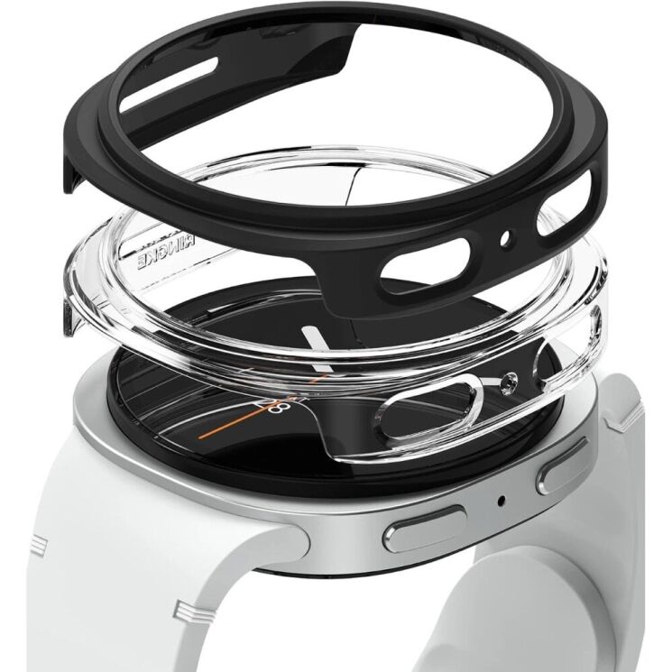 Комплект чехлов RINGKE Slim Case для Samsung Galaxy Watch 8 (40mm) 8800293856047 - Matte Black: фото 1 из 15