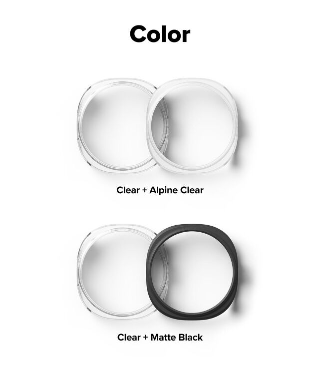 Комплект чехлов RINGKE Slim Case для Samsung Galaxy Watch 8 (40mm) 8800293856047 - Matte Black: фото 12 из 15