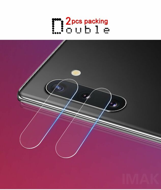 Комплект защитных стекол IMAK Camera Lens Protector для Samsung Galaxy Note 10 (N970): фото 11 из 12