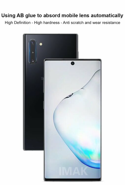 Комплект защитных стекол IMAK Camera Lens Protector для Samsung Galaxy Note 10 (N970): фото 10 из 12