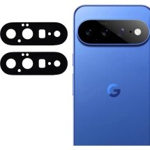 Комплект защитных стекол на заднюю камеру Deexe Black Lens Protector для Google Pixel 11 - Black: фото 1 из 6