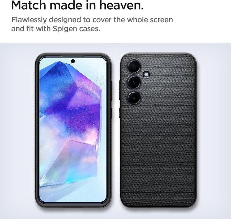 Комплект защитных стекол Spigen (SGP) GLAS.tR AlignMaster для Samsung Galaxy A55 (A556): фото 11 из 12