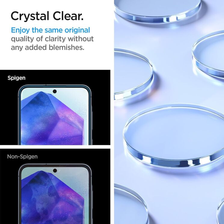 Комплект защитных стекол Spigen (SGP) GLAS.tR AlignMaster для Samsung Galaxy A55 (A556): фото 12 из 12