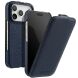 Шкіряний чохол MELKCO Jacka Type для iPhone 18 Pro - Blue (423659L). Фото 1 з 5