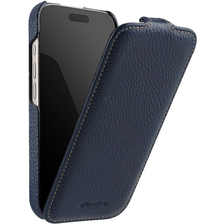 Шкіряний чохол MELKCO Jacka Type для iPhone 18 Pro - Blue (423659L) Шкіряний чохол MELKCO Jacka Type для iPhone 18 Pro - Blue: фото 3 з 5