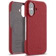 Кожаный чехол MELKCO Leather Case для Apple iPhone 16 Plus - Red (360628R)