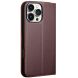 Кожаный чехол QIALINO Wallet Case для Apple iPhone 16 Pro Max - Brown (360436Z). Фото 4 из 8