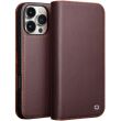 Кожаный чехол QIALINO Wallet Case для Apple iPhone 16 Pro Max - Brown (360436Z)