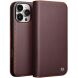 Кожаный чехол QIALINO Wallet Case для Apple iPhone 16 Pro Max - Brown (360436Z). Фото 1 из 8