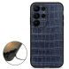 Кожаный чехол UniCase Croco Skin для Samsung Galaxy S23 Ultra - Blue (317916L). Фото 2 из 3