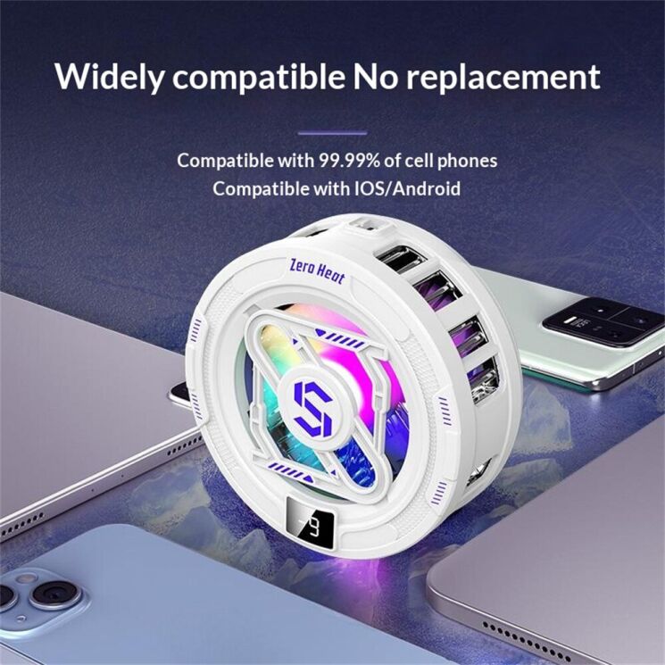 Кулер-вентилятор для смартфона Reframe K52 Magnetic Cooler Clip - Black (222144B) Кулер-вентилятор для смартфона Reframe K52 Magnetic Cooler Clip - Black: фото 7 из 7