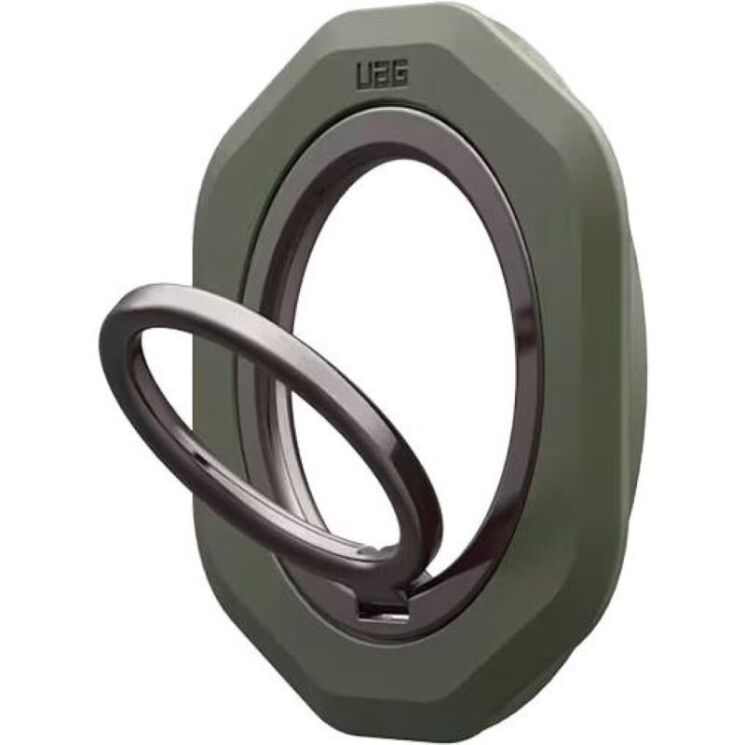 Магнитное кольцо-держатель URBAN ARMOR GEAR Magnetic Ring Stand LT (964452117272) - Olive: фото 6 из 18