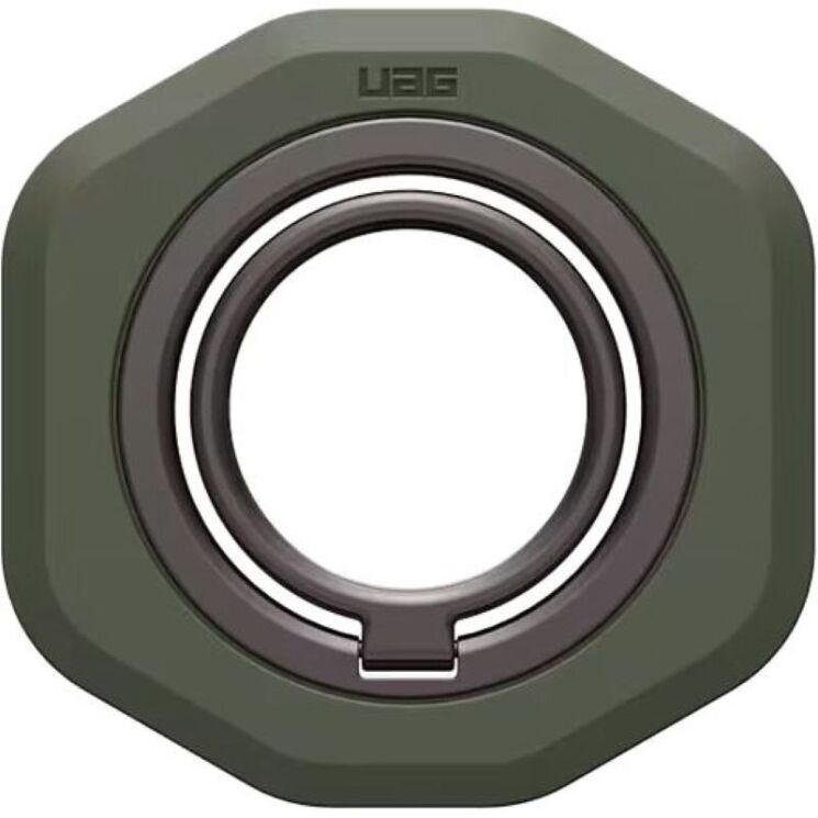 Магнитное кольцо-держатель URBAN ARMOR GEAR Magnetic Ring Stand LT (964452117272) - Olive: фото 2 из 18