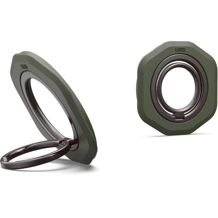 Магнитное кольцо-держатель URBAN ARMOR GEAR Magnetic Ring Stand LT (964452117272) - Olive: фото 1 из 18