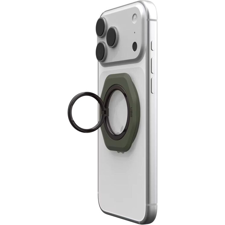 Магнитное кольцо-держатель URBAN ARMOR GEAR Magnetic Ring Stand LT (964452117272) - Olive: фото 9 из 18