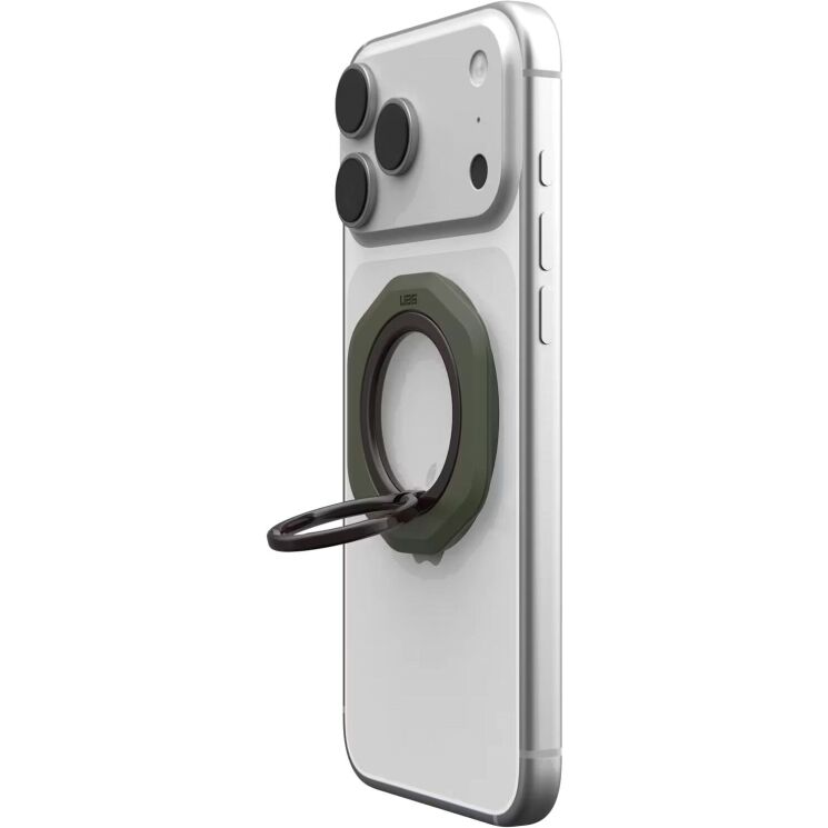 Магнитное кольцо-держатель URBAN ARMOR GEAR Magnetic Ring Stand LT (964452117272) - Olive: фото 10 из 18
