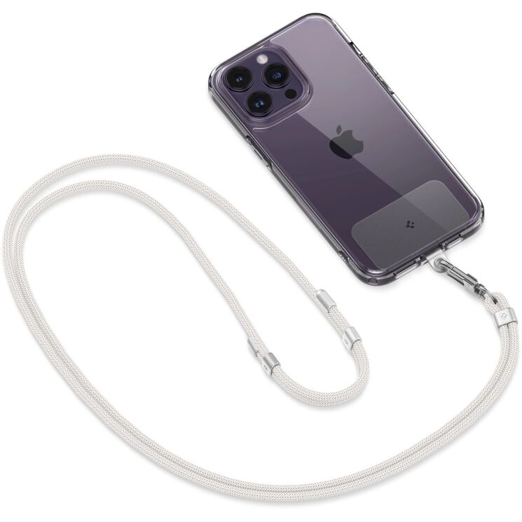 Набор ремешков Spigen (SGP) Universal Strap Set Crossbody & Wrist (AFA08365) - Pearl White: фото 9 из 17