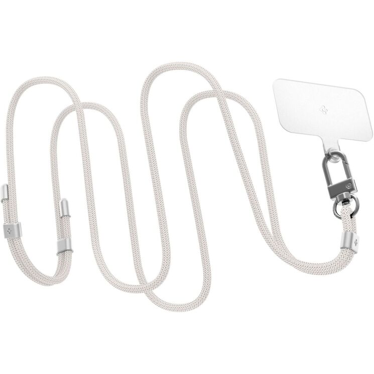 Набор ремешков Spigen (SGP) Universal Strap Set Crossbody & Wrist (AFA08365) - Pearl White: фото 5 из 17