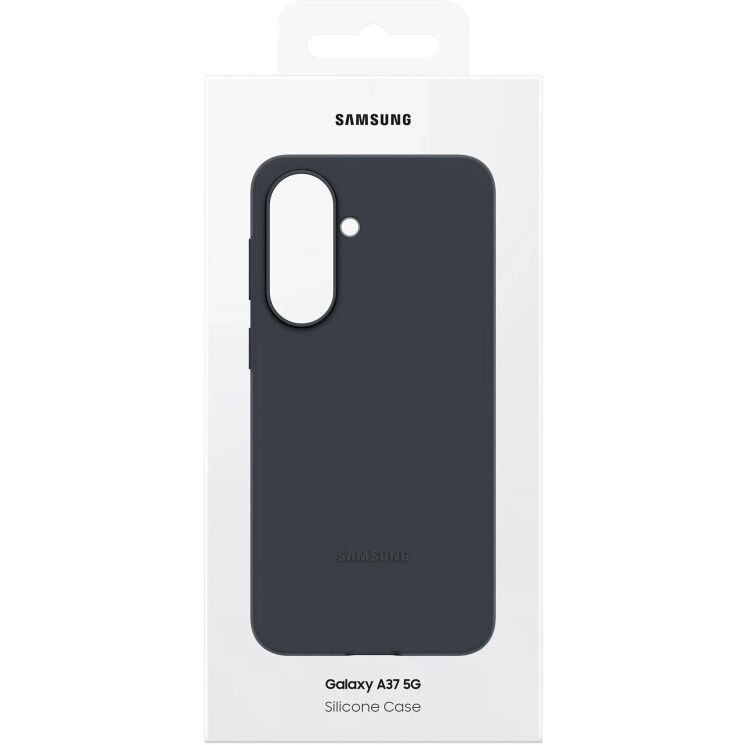 Оригинальный чехол Silicone Case для Samsung Galaxy A37 (A376) EF-PA376CBEGWW - Black: фото 6 из 6