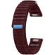 Оригинальный ремешок Fabric Band (S/M) для Samsung Galaxy Watch 4 / 4 Classic / 5 / 5 Pro / 6 / 6 Classic / 7 / FE (ET-SVL30SEEGEU) - Wine (358110E). Фото 1 из 3