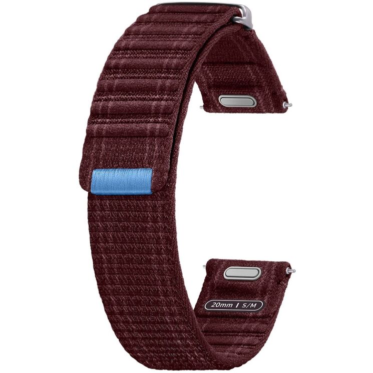 Оригинальный ремешок Fabric Band (S/M) для Samsung Galaxy Watch 4 / 4 Classic / 5 / 5 Pro / 6 / 6 Classic / 7 / FE (ET-SVL30SEEGEU) - Wine: фото 1 из 3