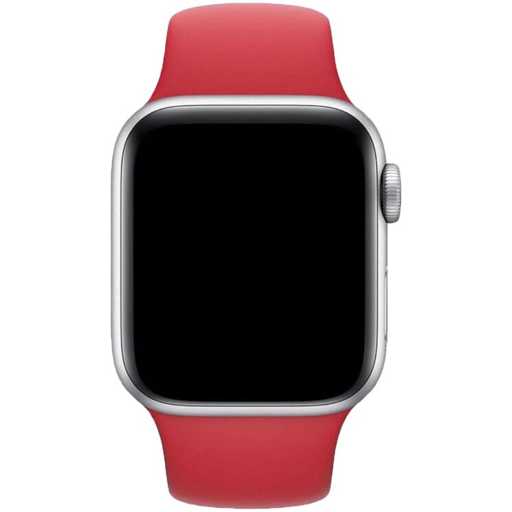 Оригинальный ремешок Sport Band для Apple Watch 42 (Series 10) / 41 / 40 / SE 40 / 38 (MU9M2) - Red: фото 2 из 3