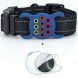 Ошейник Deexe Neon Guard для собак с чехлом Apple AirTag / AirTags 2 - Blue (274036L). Фото 1 из 8
