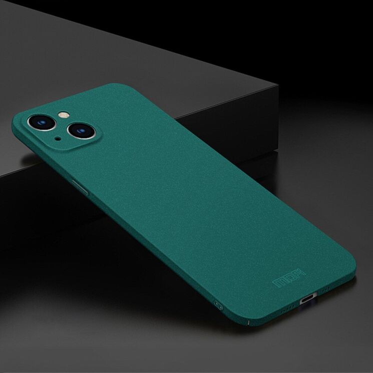Пластиковый чехол MOFI Matte Series для Apple iPhone 13 - Green: фото 2 из 7